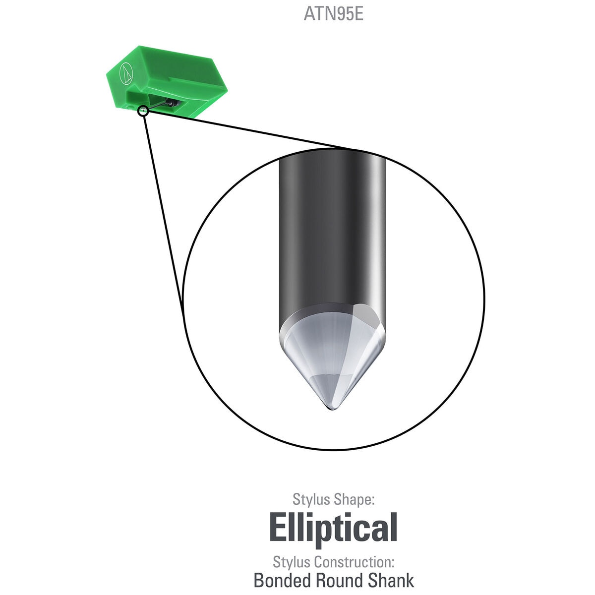 5417 Diamant DENON DSN 38 Stylus Needle Platine vinyle disque (A